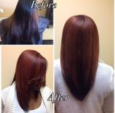 A recent beauty and hair salon job in the area